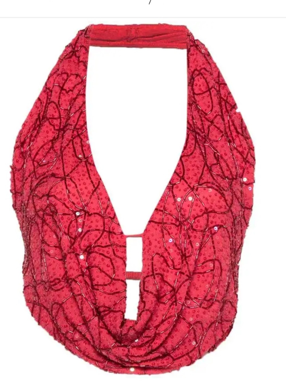 CULT GAIA Ballina Bead-Embellished Top